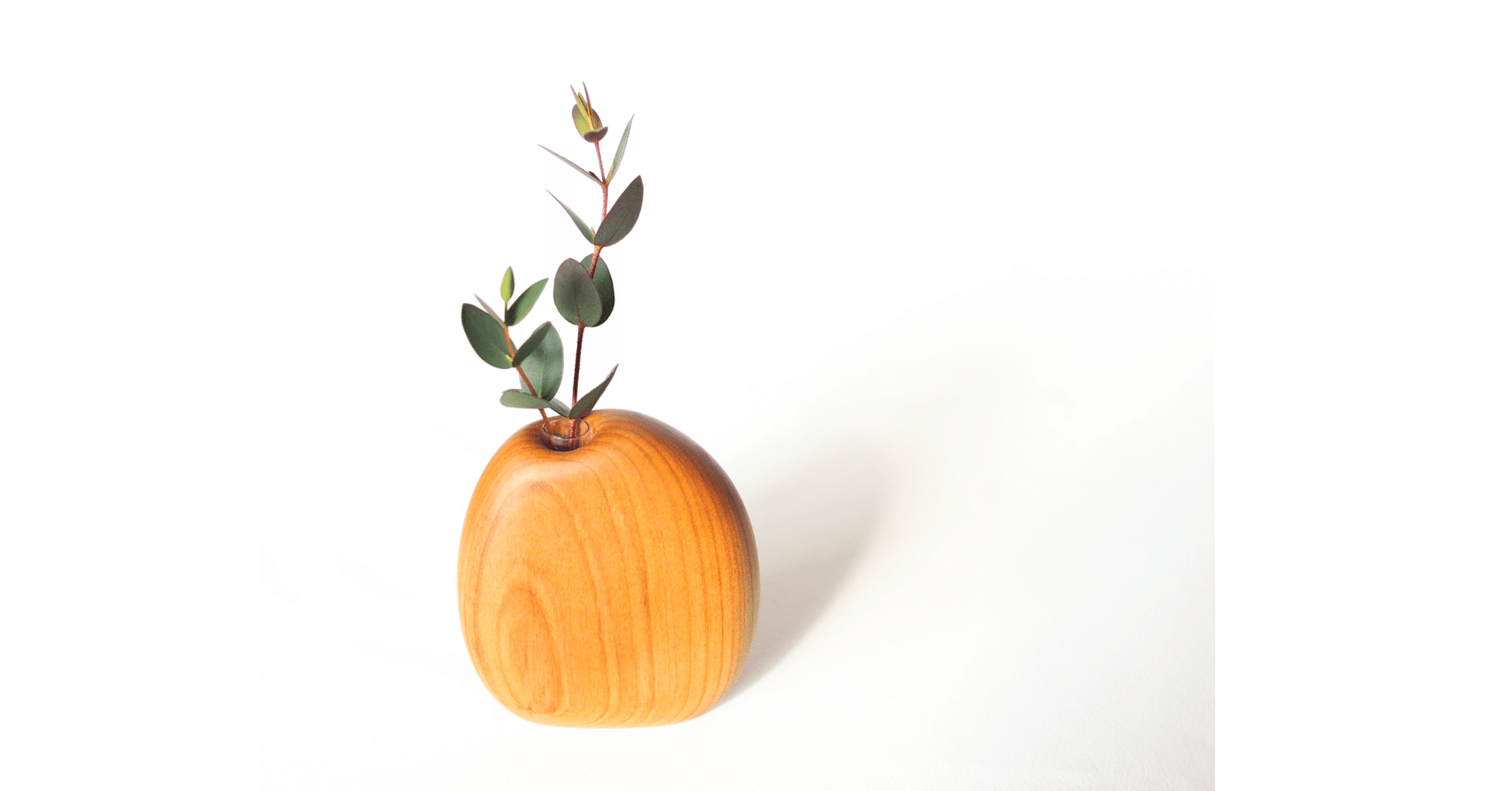 木製一輪挿し『やわら』｜MOE｜クラフト工房『森のこのは』