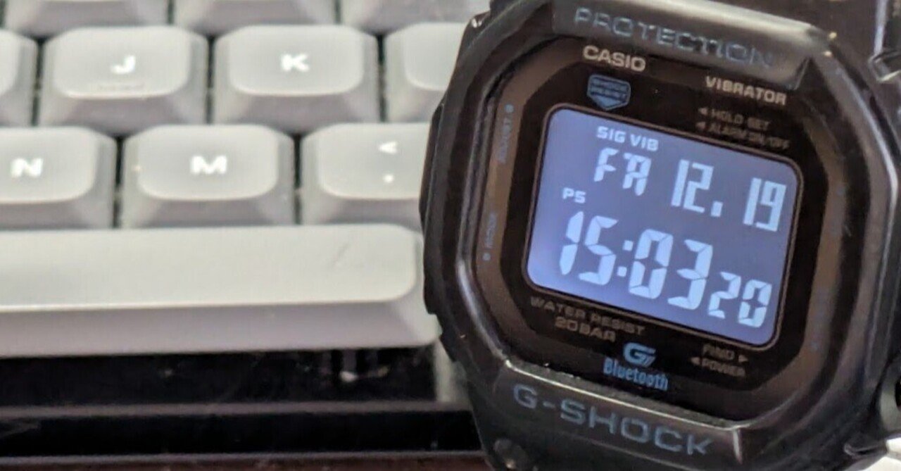 No.385 | Casio | GB-5600AA | 掃除すれば意外と綺麗になる時計｜と