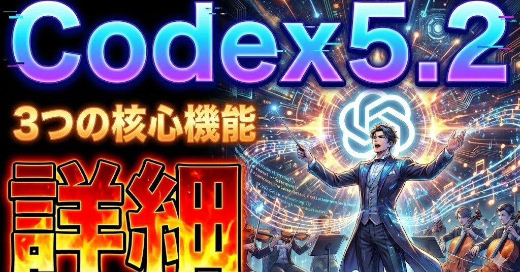 GPT-5.2-Codex登場！AIコーディングの新時代を切り開く「3つの核心機能
