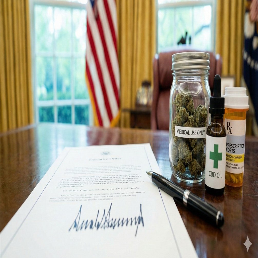 速報】トランプ大統領が大麻規制緩和へ署名。医療用解禁で市場はどう動く？関連銘柄とリスクを徹底解説｜徒然なるままに