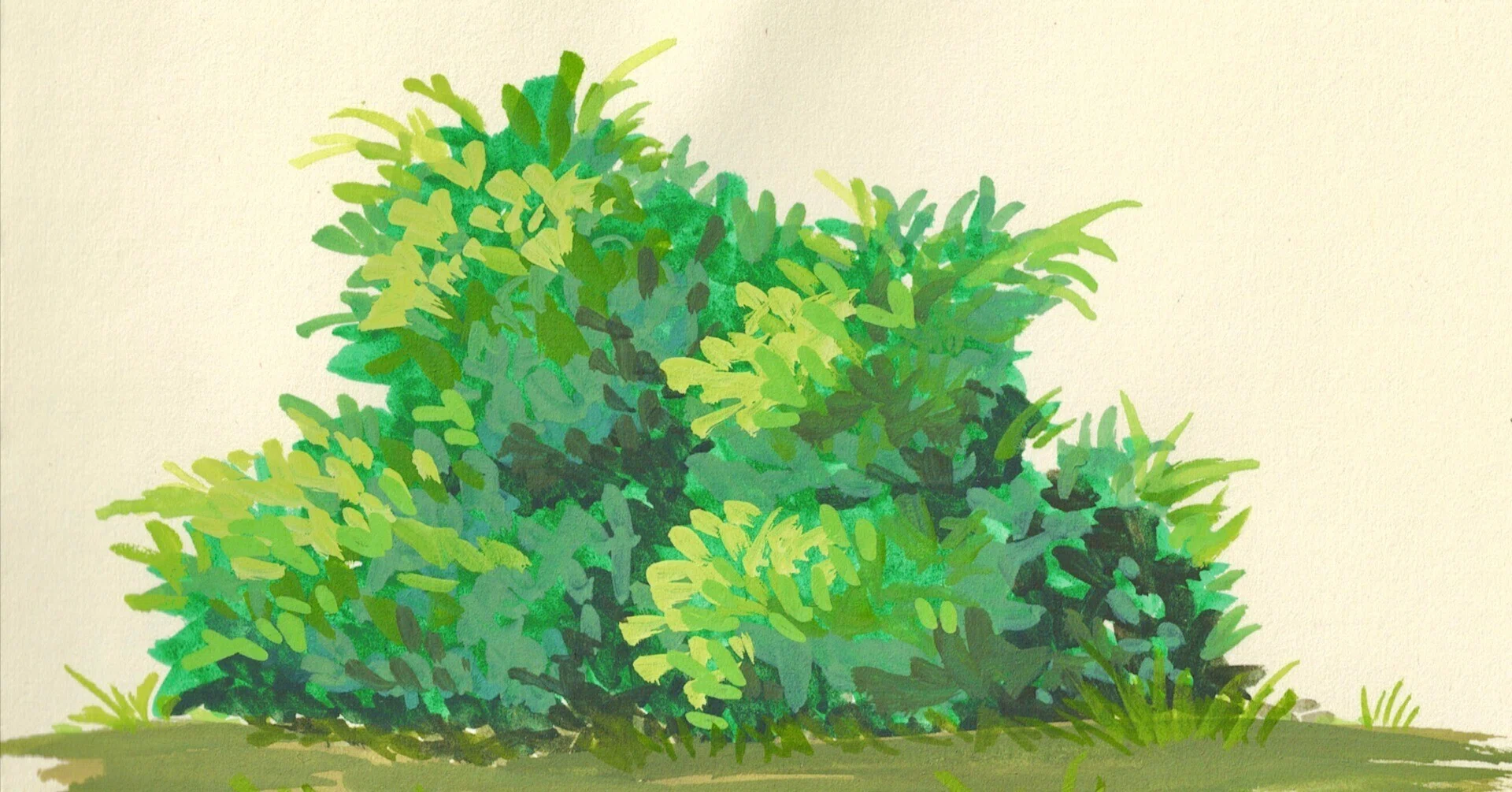 水彩画(作者不明) 不透明水彩に透明色があるとは…|山丘岳 水彩画(作者不明) 不透明水彩に透明色があるとは…|山丘岳