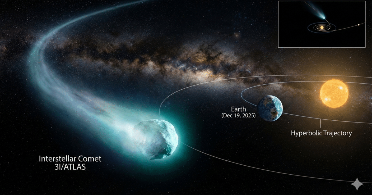 太陽系外から来た彗星「3I/ATLAS」｜fitenao