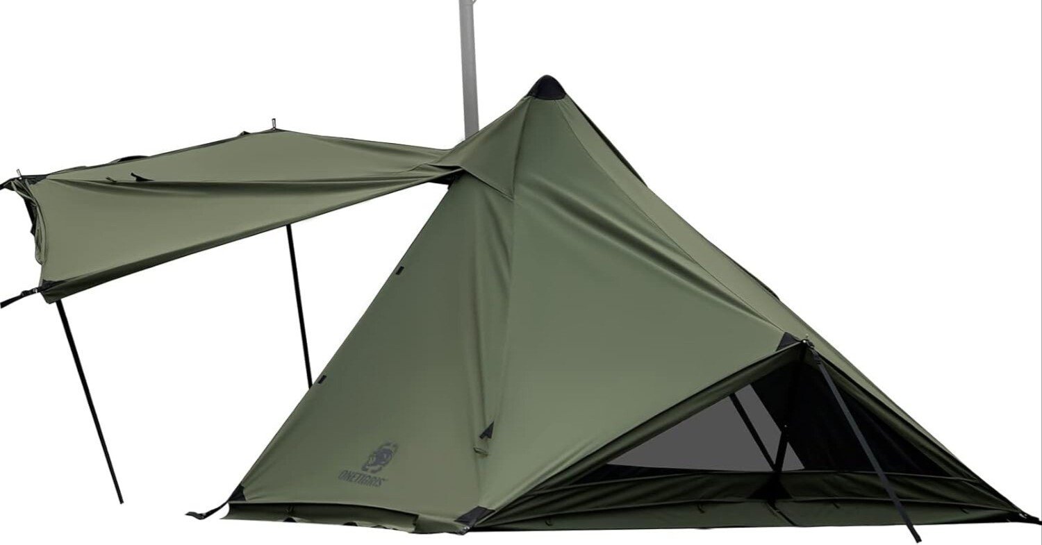 OneTigris CONIFER：ソロキャンプの居住性を劇的に変える。二股ポール