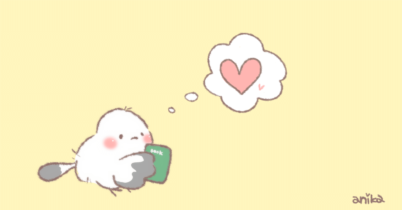 シマエナガ　イラスト画 またまたシマエナガさん😆 これは9㎝角のイラストです♪ 魅惑の