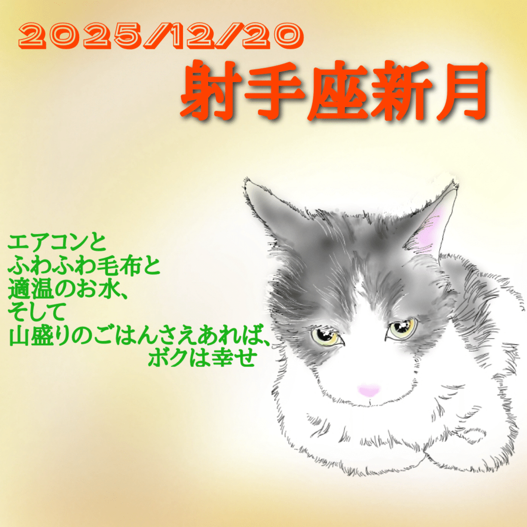 射手座新月の猫｜マキ