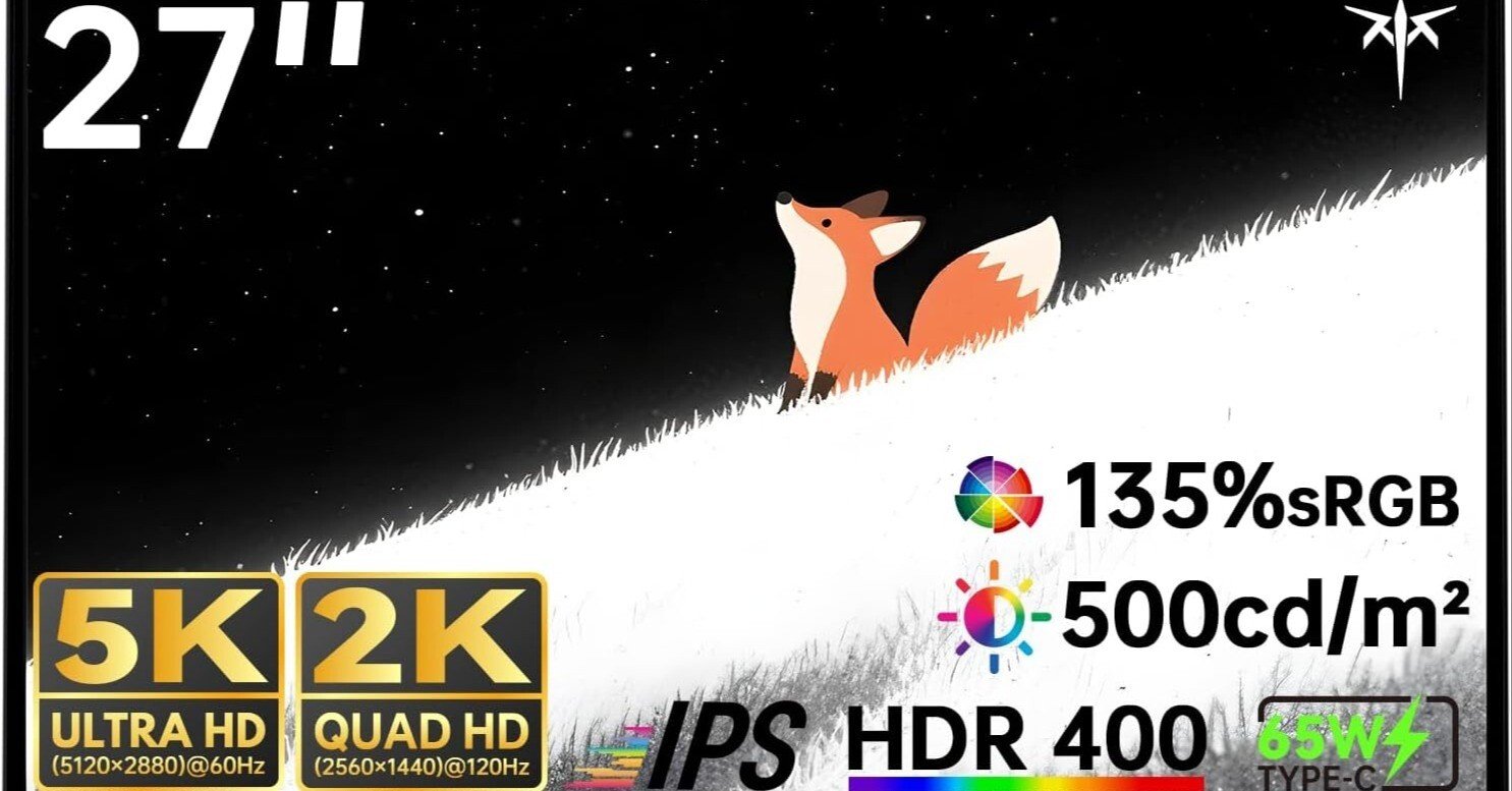 KTC H27P3：5K解像度とデュアルモードの衝撃。クリエイティブと