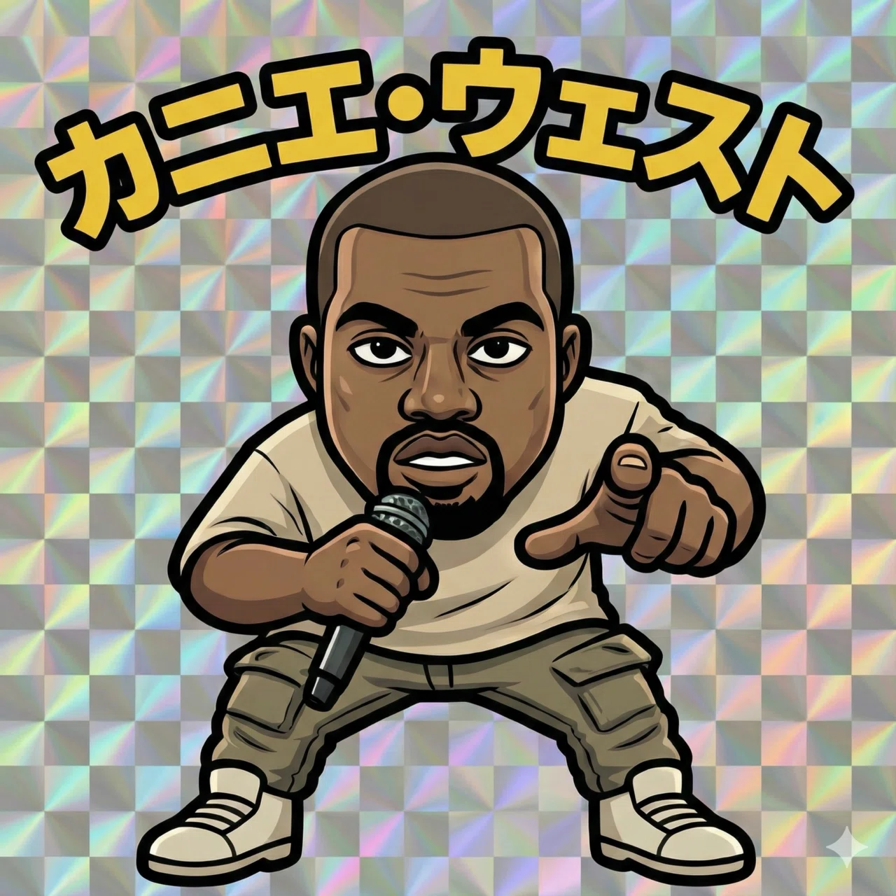 おまけシール図鑑その36】カニエ・ウェスト｜Stickers（ステッカーズ）