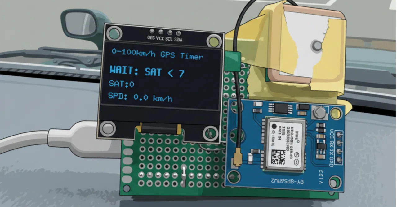 Dragyが高いのでAIと自作した：GPS 0-100km/h 測定機｜考える猫 | AI x 
