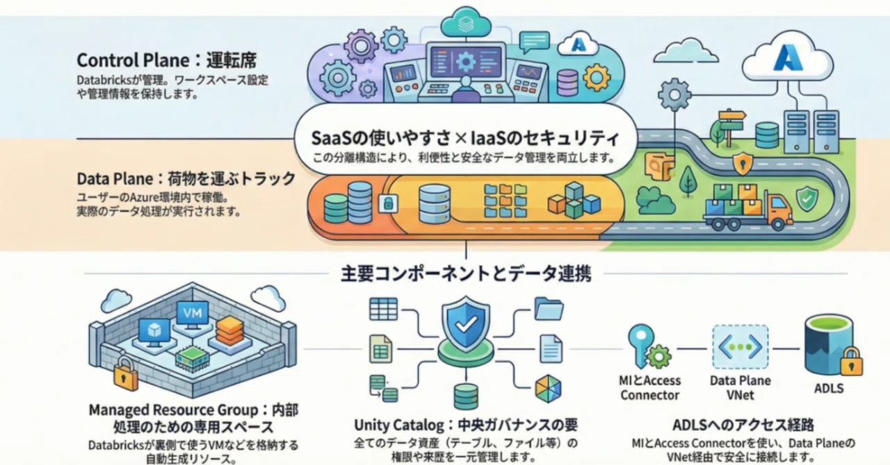 🚀Azure × Databricks🚀 Control Plane と Data Plane を理解する|Mellow Launch