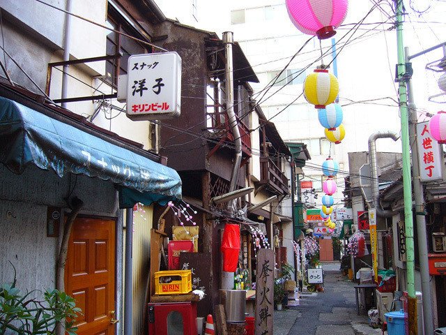 絵画489 油絵/風景/街景/東京/池袋/人世横丁/P10号 71oH6RDREOL._UF350,350_QL50_.jpg