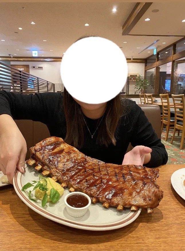 日記25.12.19 肉は大きければ大きいほど心もお腹も美味しいってこと｜sayo