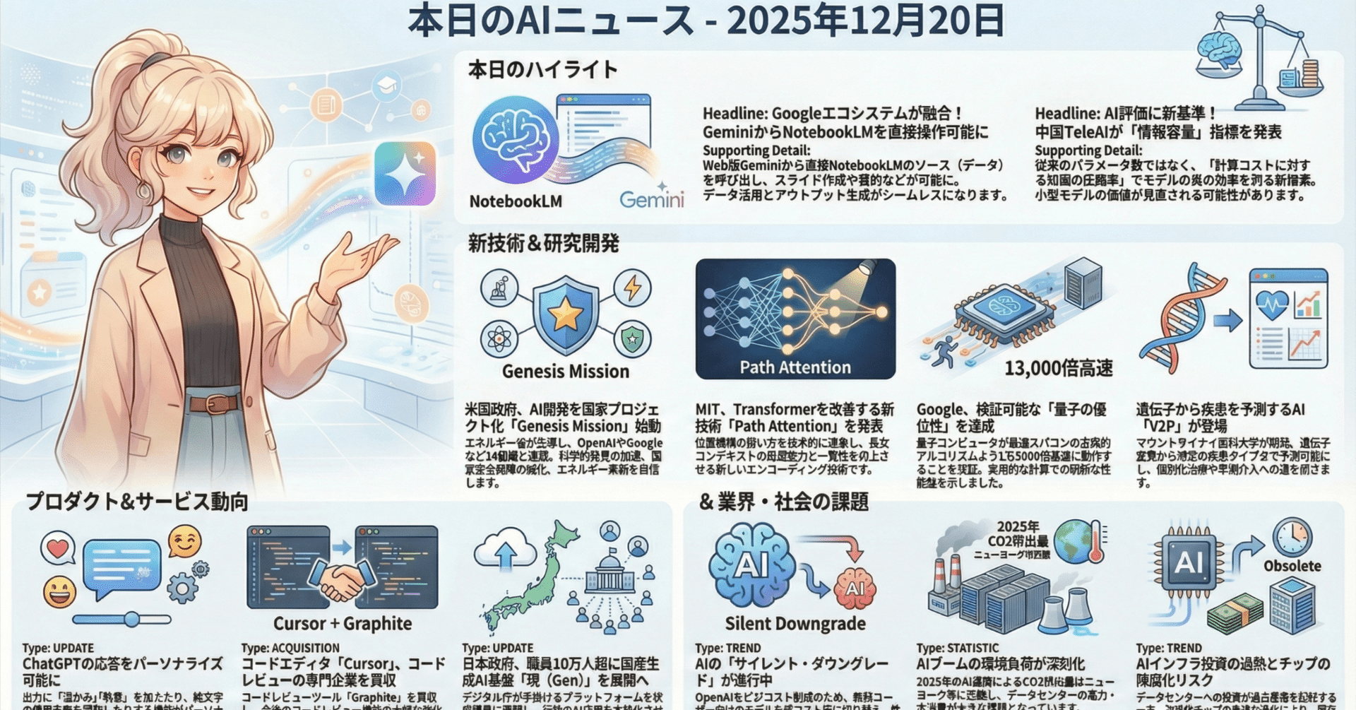 2025年12月20日 お昼のAIニュース：GeminiからNotebookLMを直接