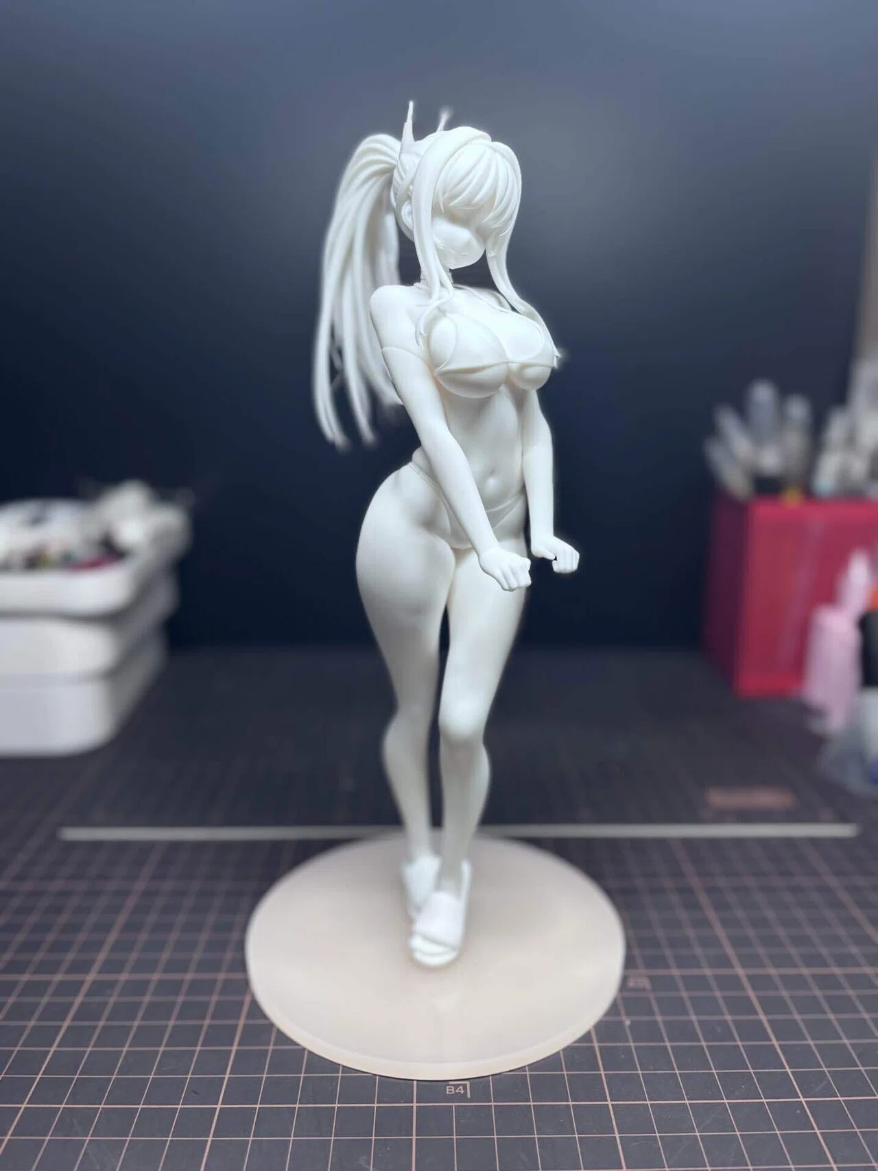 NIKKE 水着ラピ（レッドフレーバー）ガレージキット製作｜jiro model