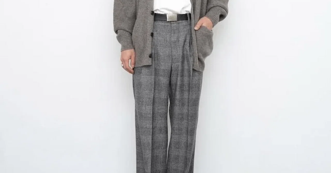 WO/CA 2-tuck Wide Tapered Trousers from 