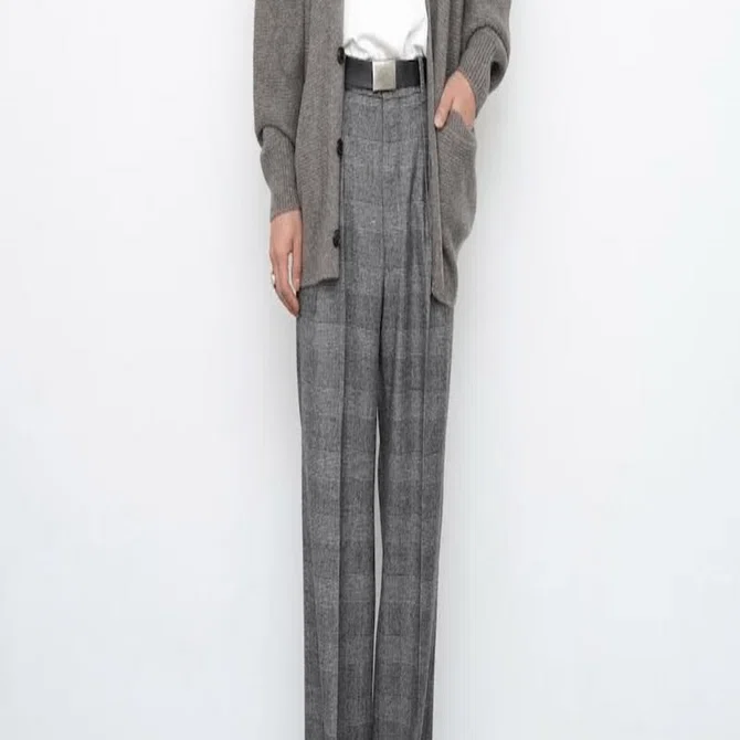大人のためのチェックパンツ」【NIKKI ESSENTIAL PIECES】 のWO/CA