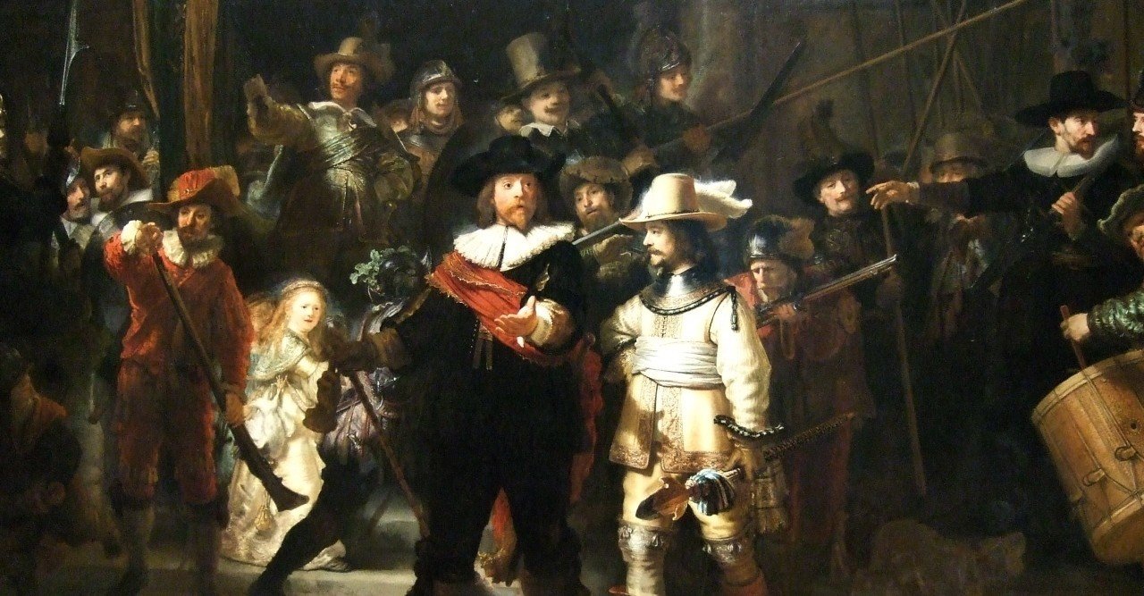 本当は昼間の絵だった、レンブラントの「夜警」｜森野バク／地球