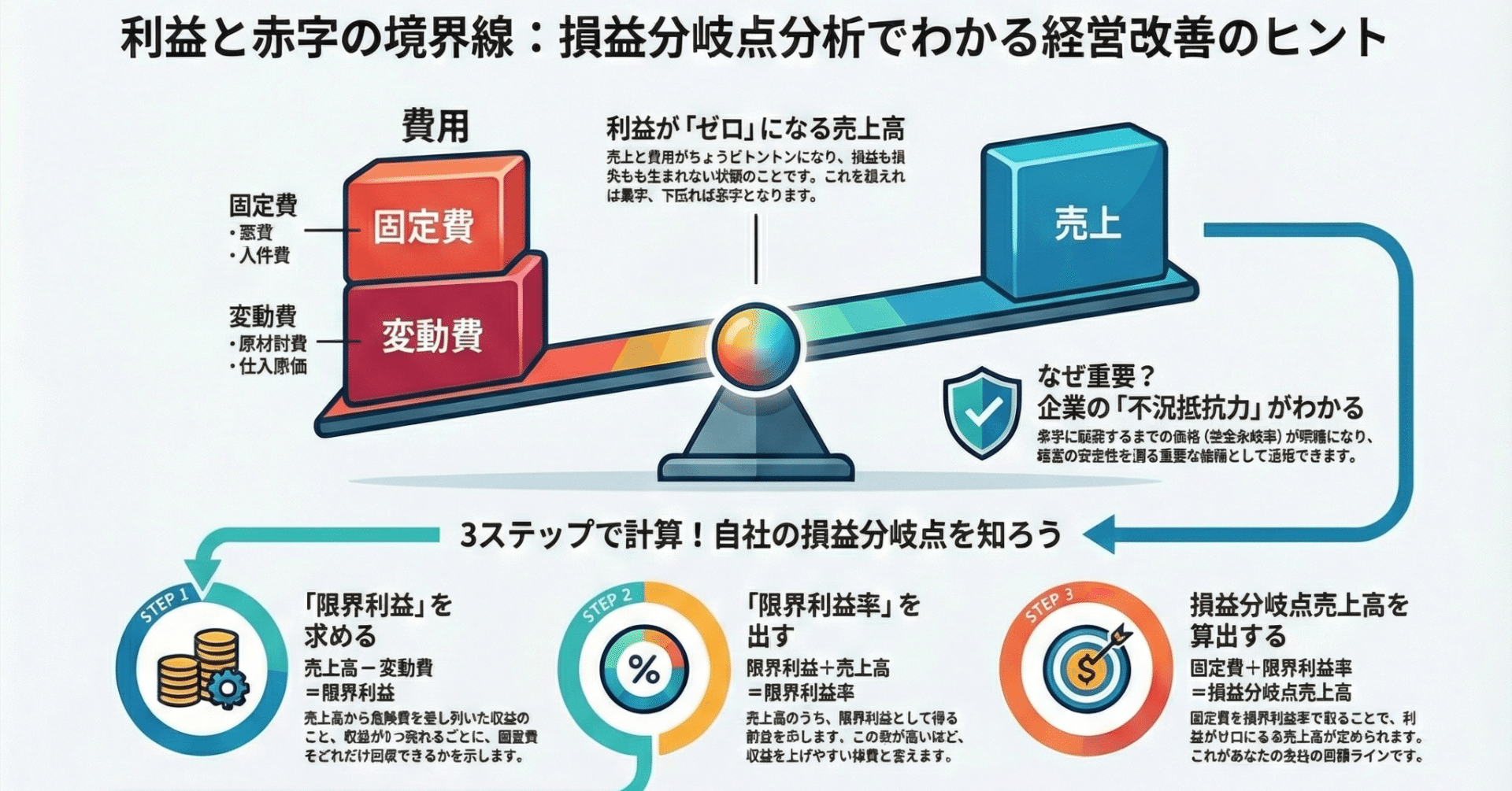 NotebookLMで見る、損益分岐点【あなたのビジネスで最も重要な数字】｜Mini統計沖縄【It from bit】