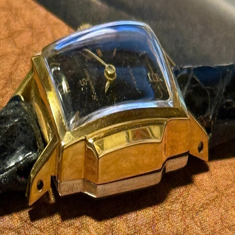 希少 14k merit メリット ビンテージ ヴィンテージ 金張り スクエア 1957年 セイコー メリット | Seiko Design 140