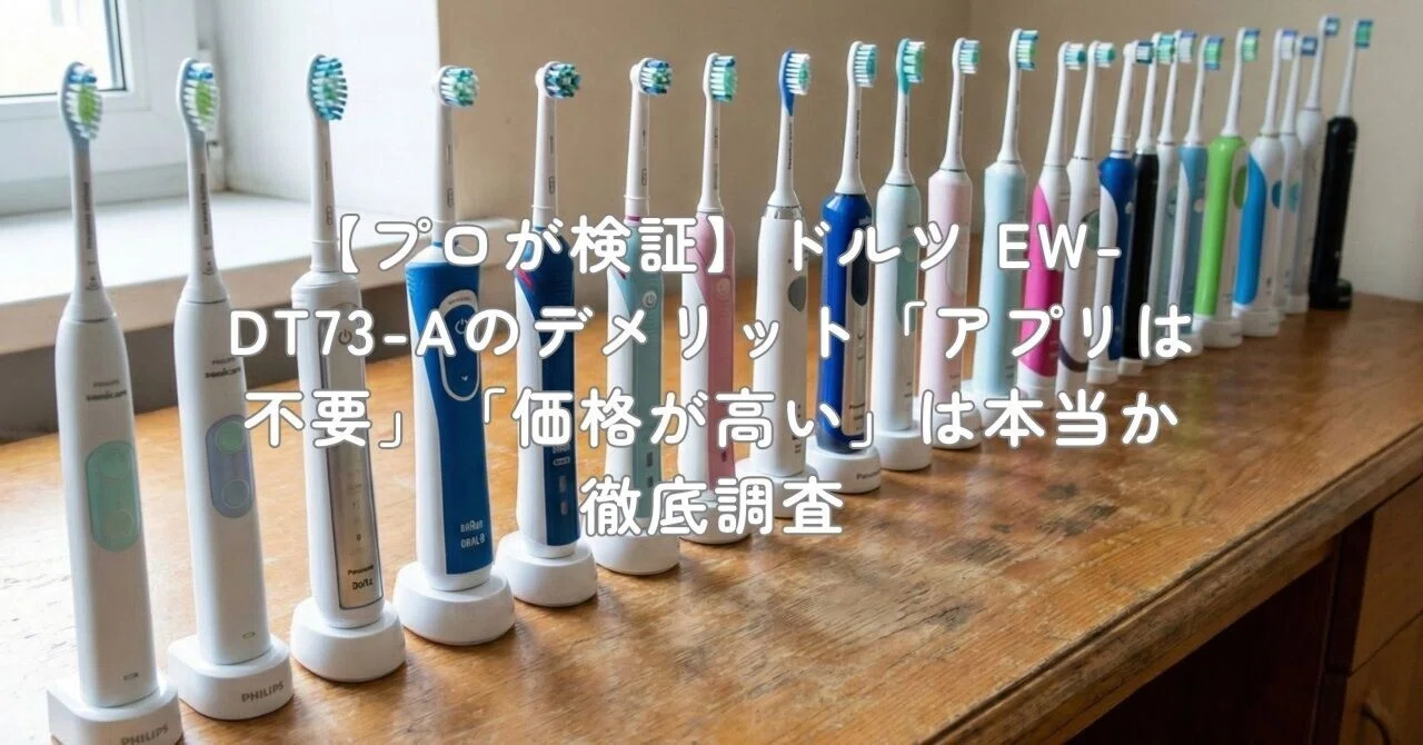 プロが検証】ドルツ EW-DT73-Aのデメリット「アプリは不要」「価格が