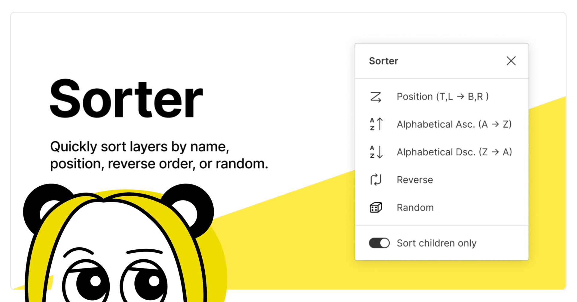 Figma初心者必見】レイヤー整理が一瞬で完了！「Sorter」プラグインの使い方｜rina