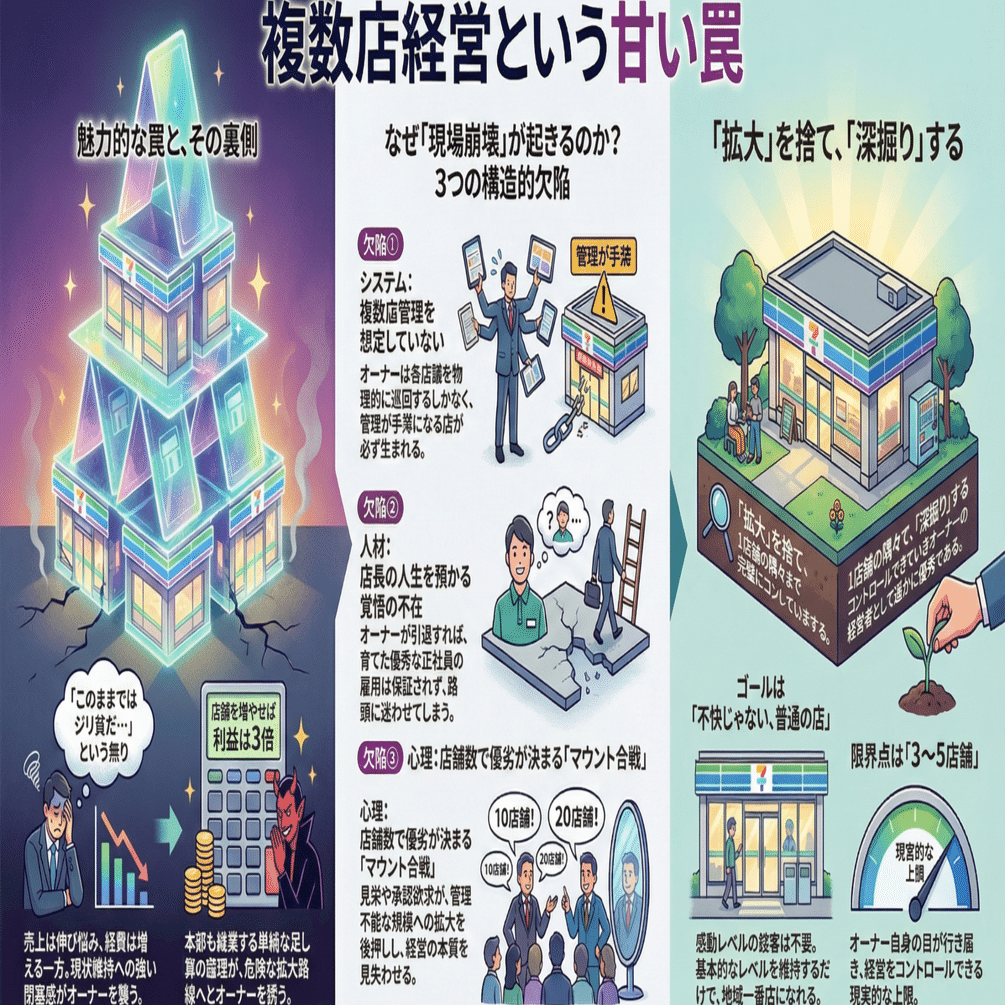 連載 第3章】「複数店経営」という修羅の道〜賢いオーナーほど、なぜ
