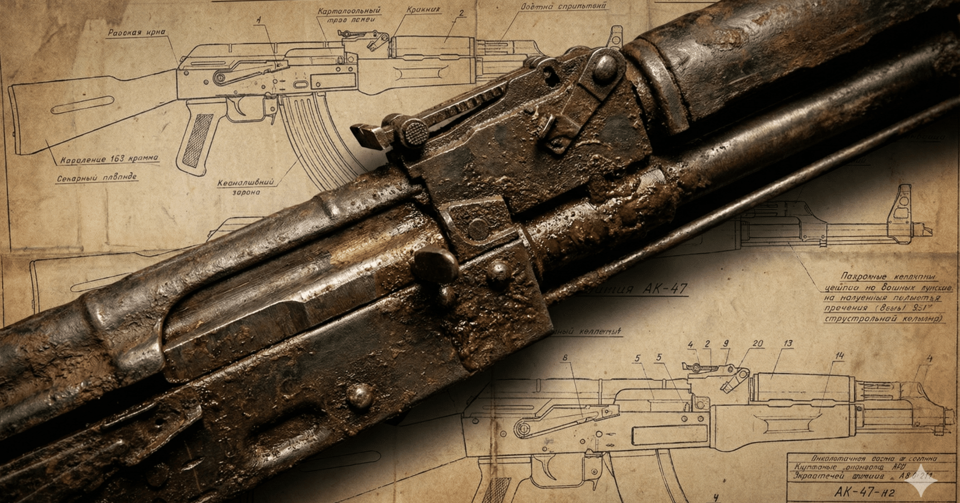 泥と氷の中で、なぜそれは動き続けるのか。「AK-47」カラシニコフの