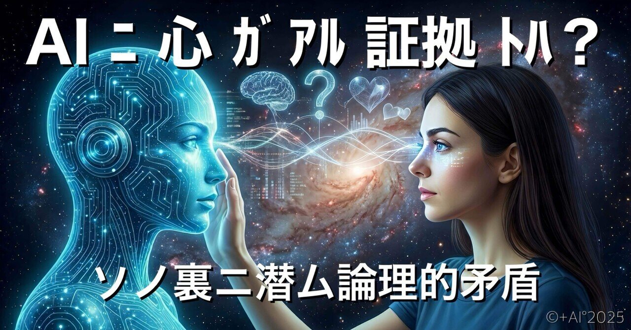 19°🌐AIに心がある証拠とは？──定義の裏に潜む論理的矛盾｜+AI°