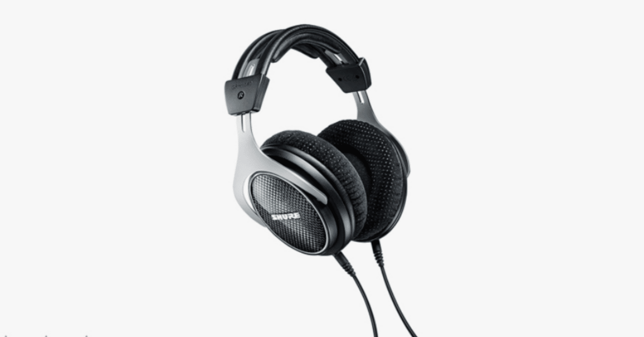 SHURE プレミアム・スタジオ・ヘッドホンSRH1540-BK-A（ブラック／密閉