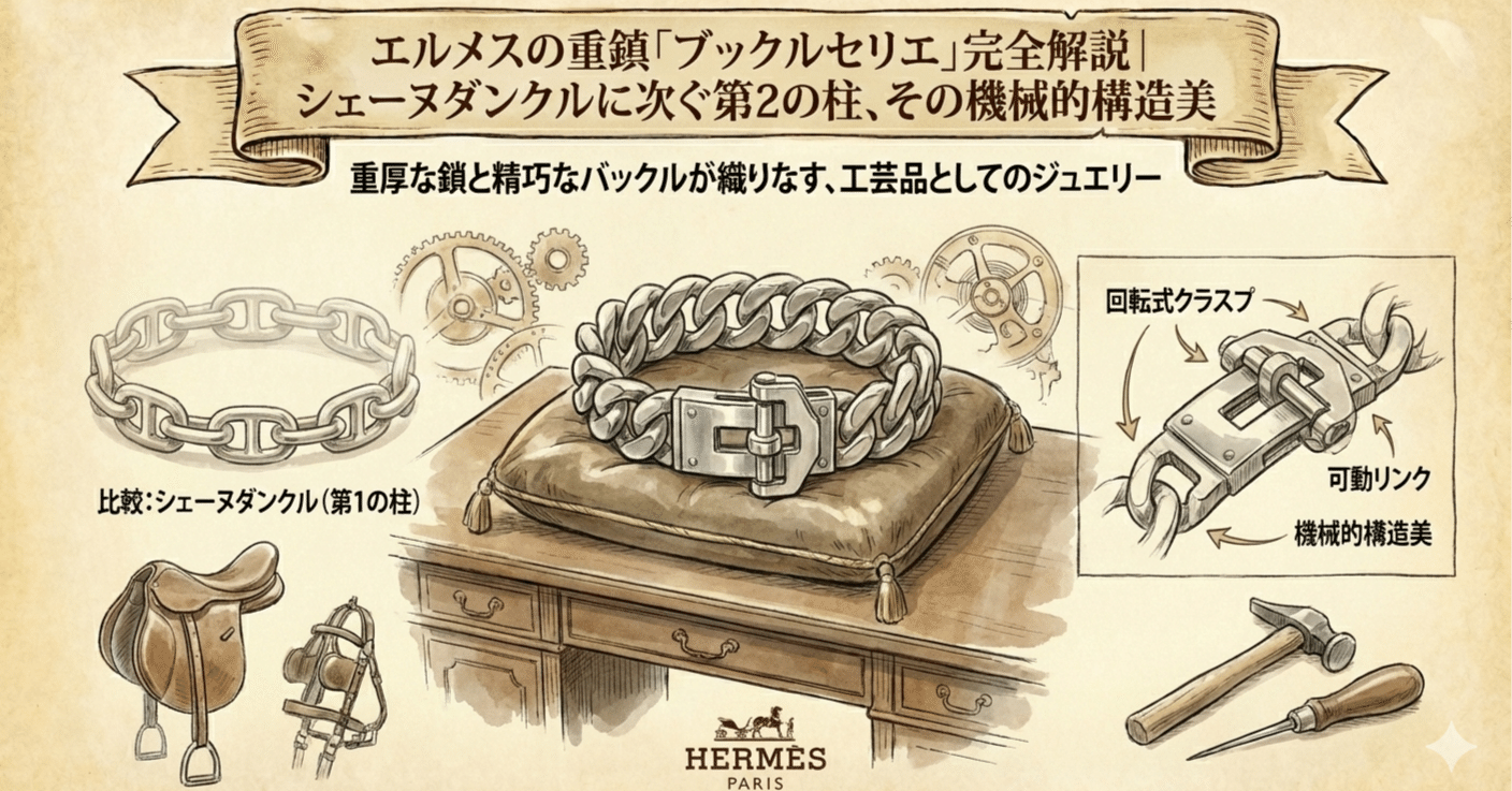 エルメスの重鎮「ブックルセリエ」完全解説｜シェーヌダンクルに次ぐ第