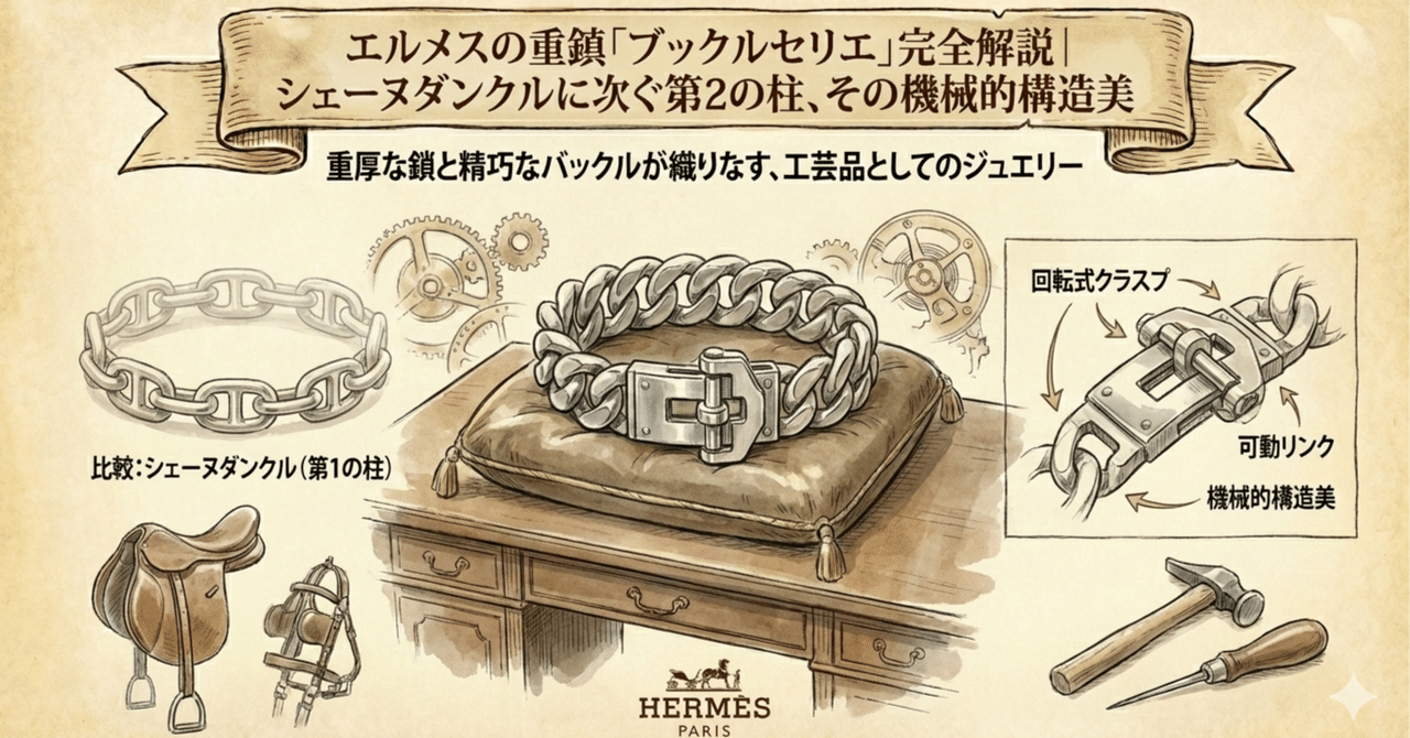 エルメスの重鎮「ブックルセリエ」完全解説｜シェーヌダンクルに次ぐ第