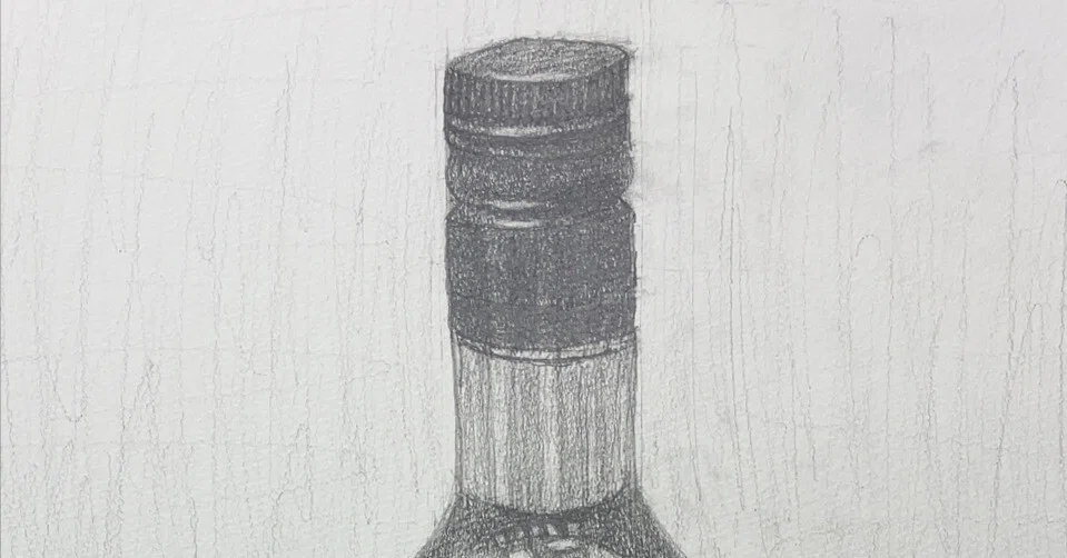 自分が書いた油絵(箱と瓶) 【公式通販】