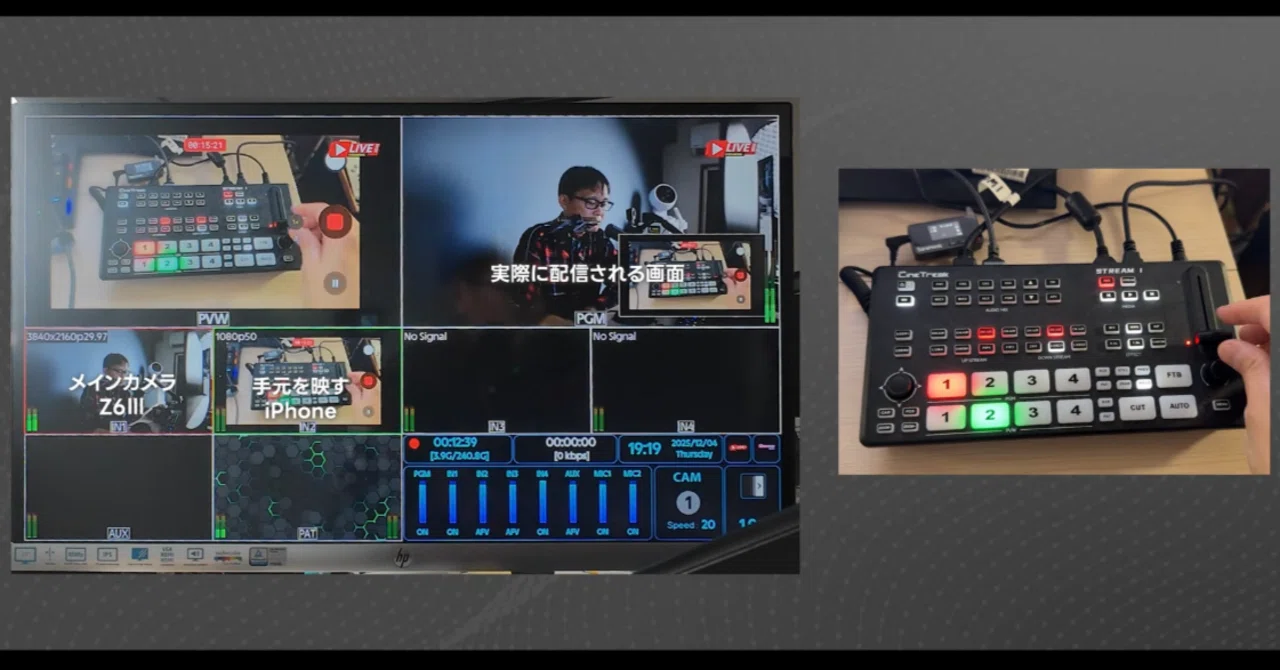 CineTreak STREAM 1 4HDMI ビデオスイッチャー｜Shoichi Watanabe