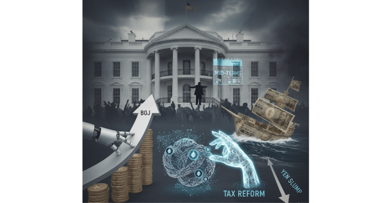 第742回：日銀の利上げ、暗号通貨税制改正、終わらない円安、中間選挙を控えるトランプ政権｜松田元