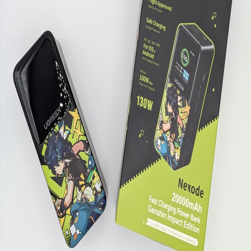 UGREEN Nexode モバイルバッテリー 130W 20000mAh 原神モデル｜プリロボ