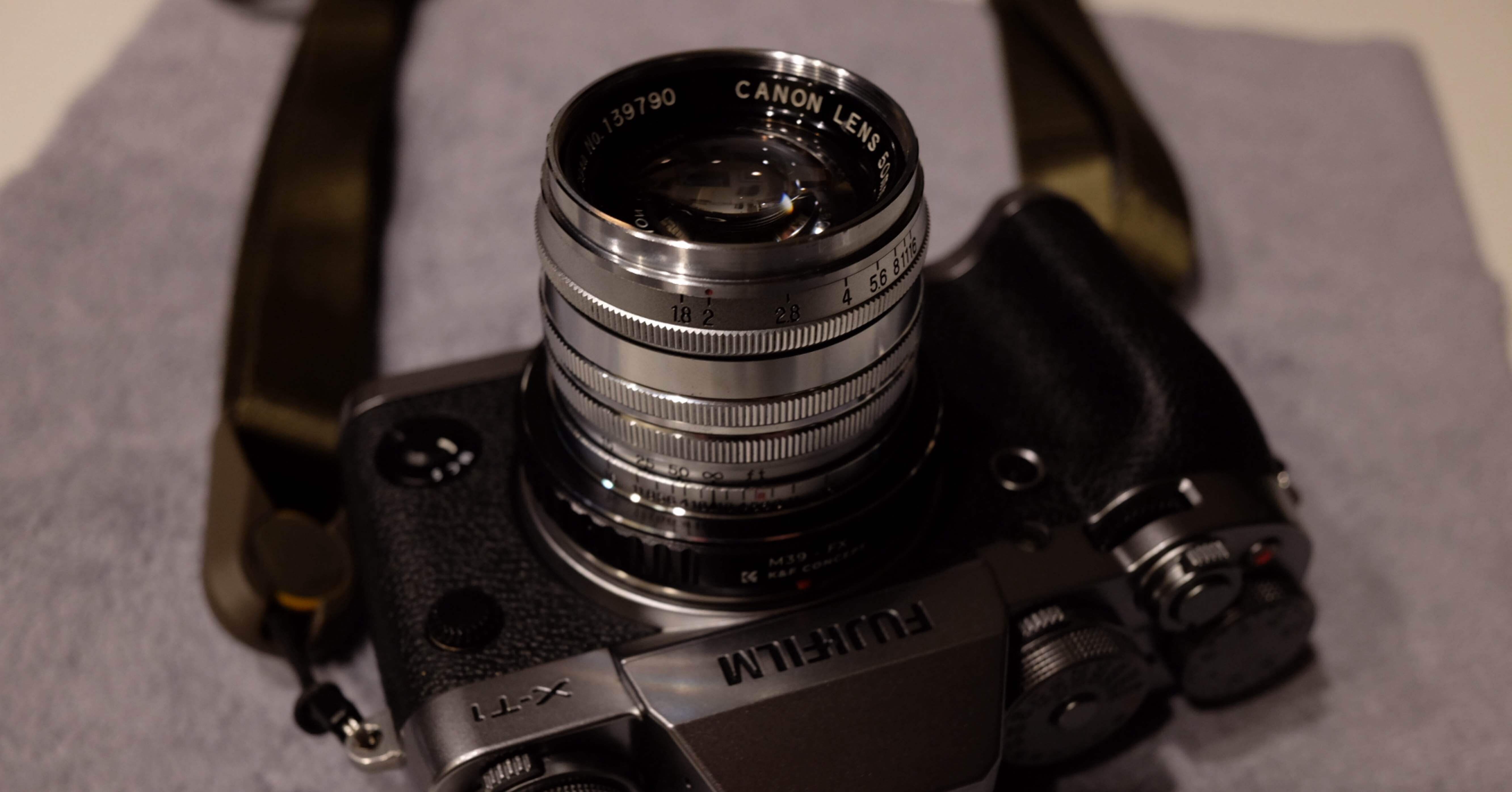 カメラ｜オールドレンズ購入しました｜キャノンSerenar 50mm f1.8