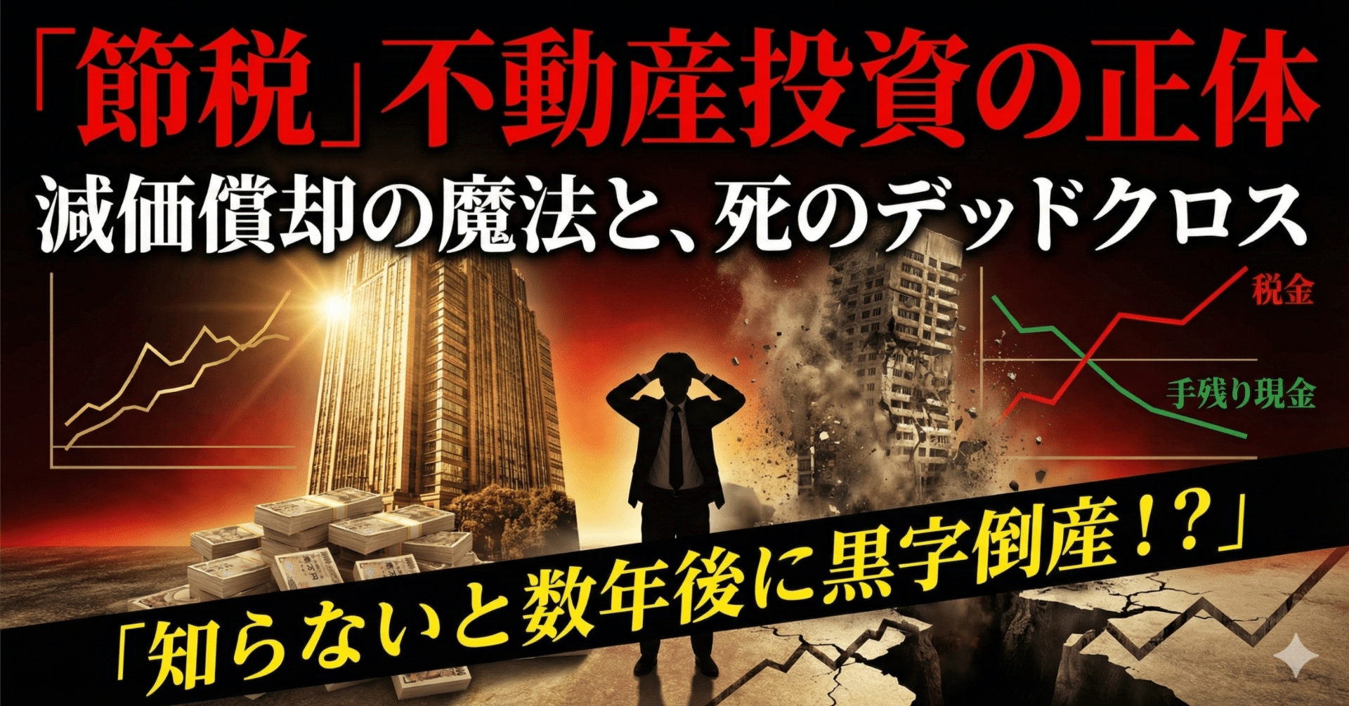 保存版】不動産投資の「節税」の正体とは？減価償却の魔法とデッドクロスの罠を完全解説｜株式会社ニッセイ不動産