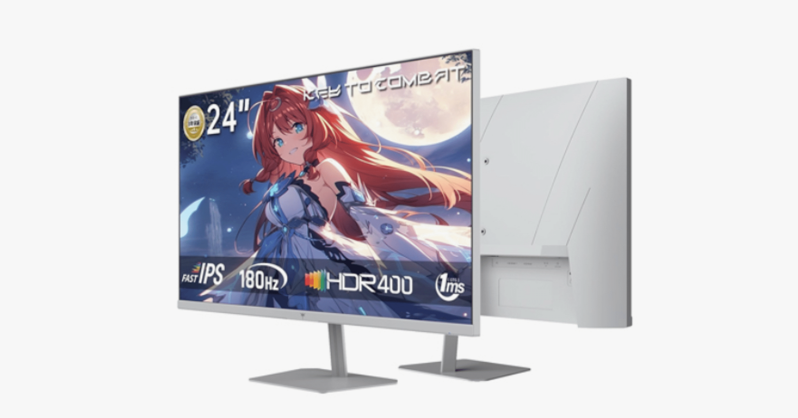 KTC 23.8インチ　ゲーミングモニター KTC 23.8インチ ゲーミングモニター（H24F8／ホワイト）｜おうちで