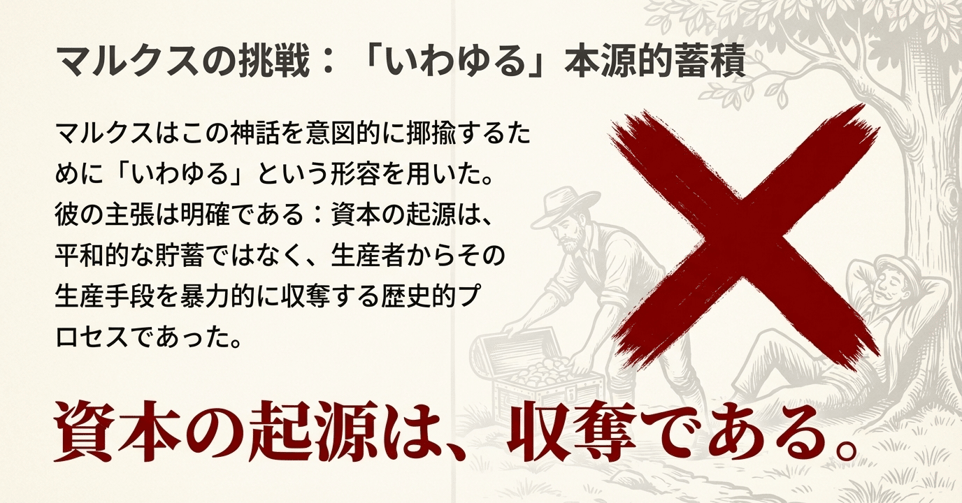 NotebookLM】カール・マルクス『資本論』における「いわゆる本源的蓄積