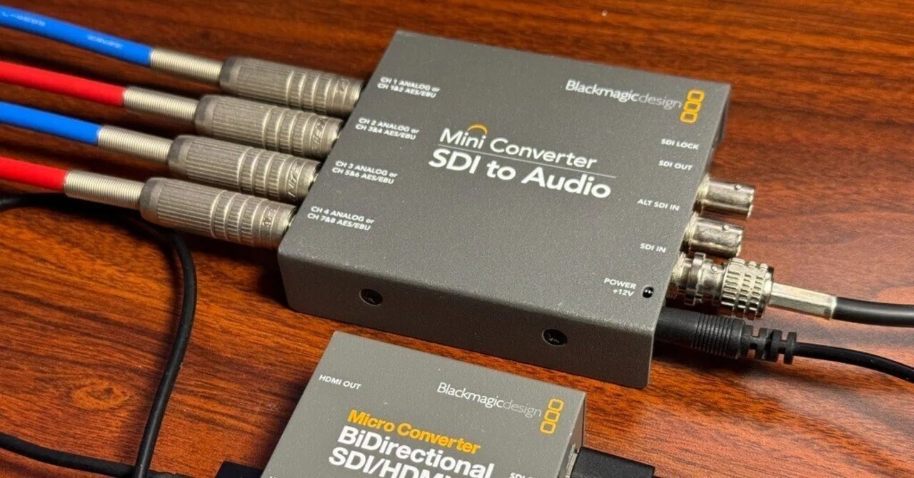 HDMI/SDIのエンベデッド音声を活用して、パソコン音声の会場PAへの送り