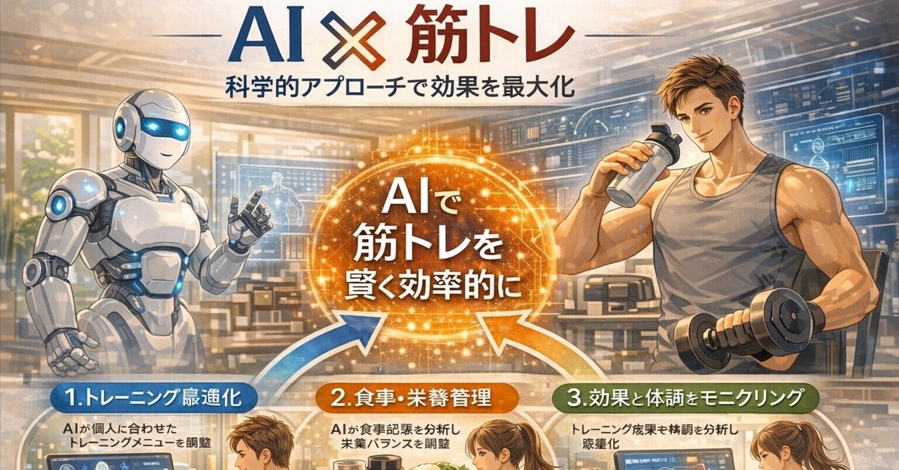 AI×本質思考で筋トレが変わる｜言葉の定義を明確にする実践ログ｜ぱや｜今日から始まる筋トレで健康体