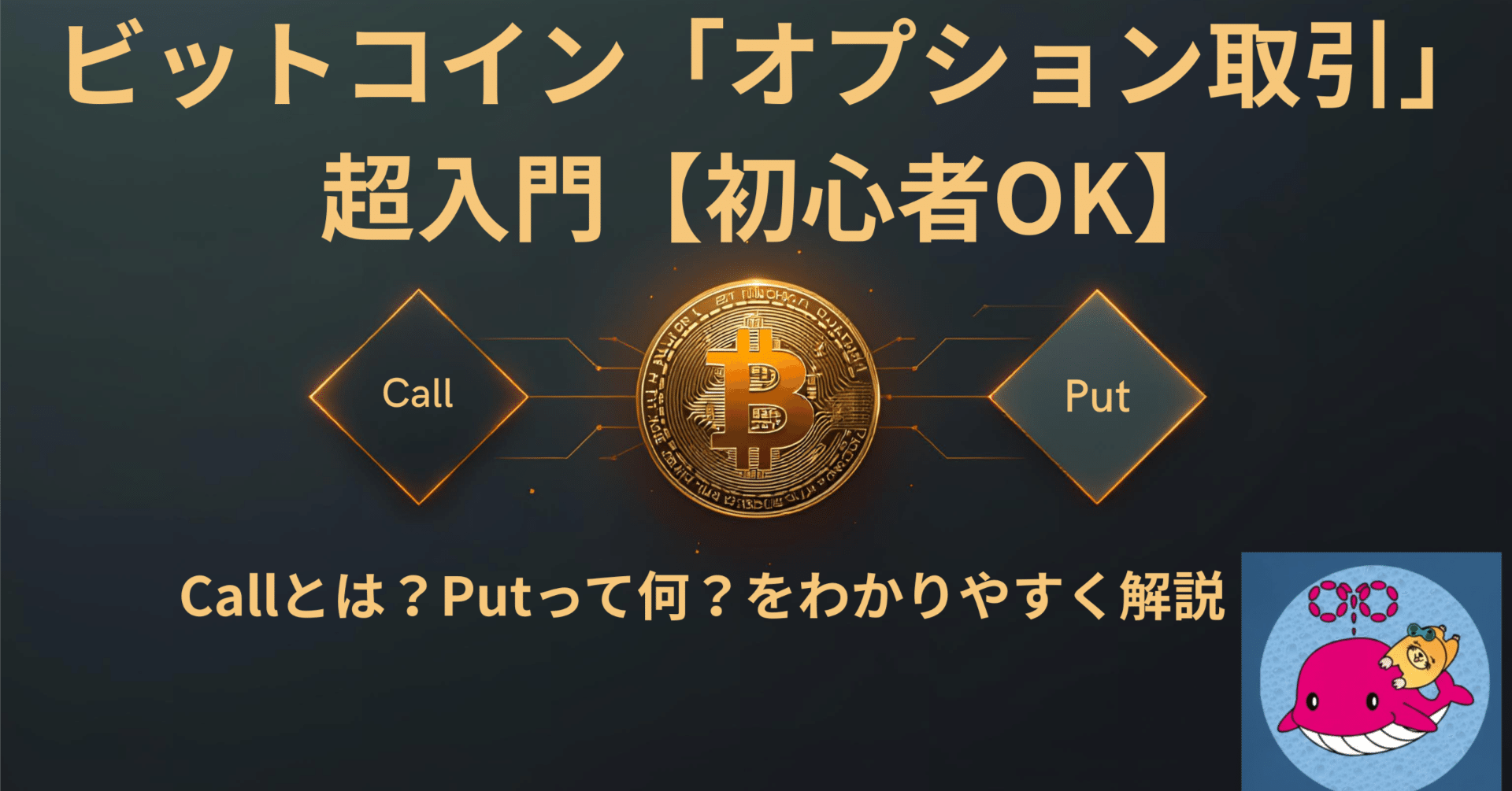 ビットコイン「オプション取引」超入門【初心者OK】｜noboru