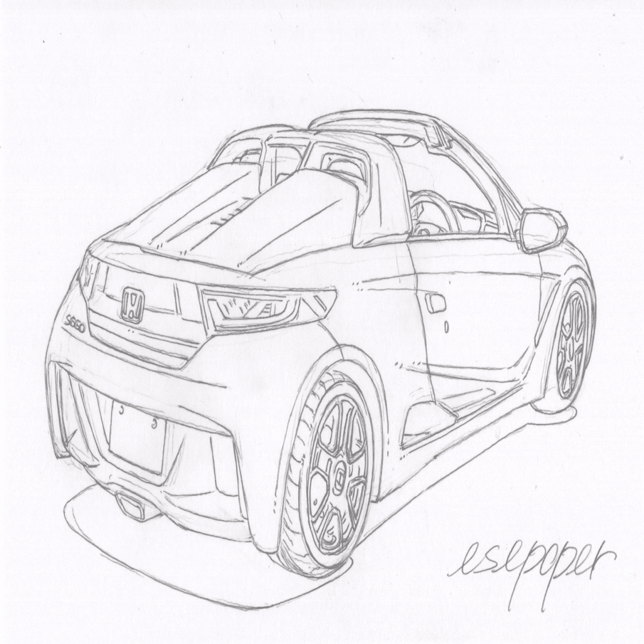 ホンダ S660 (リア)｜esepoper