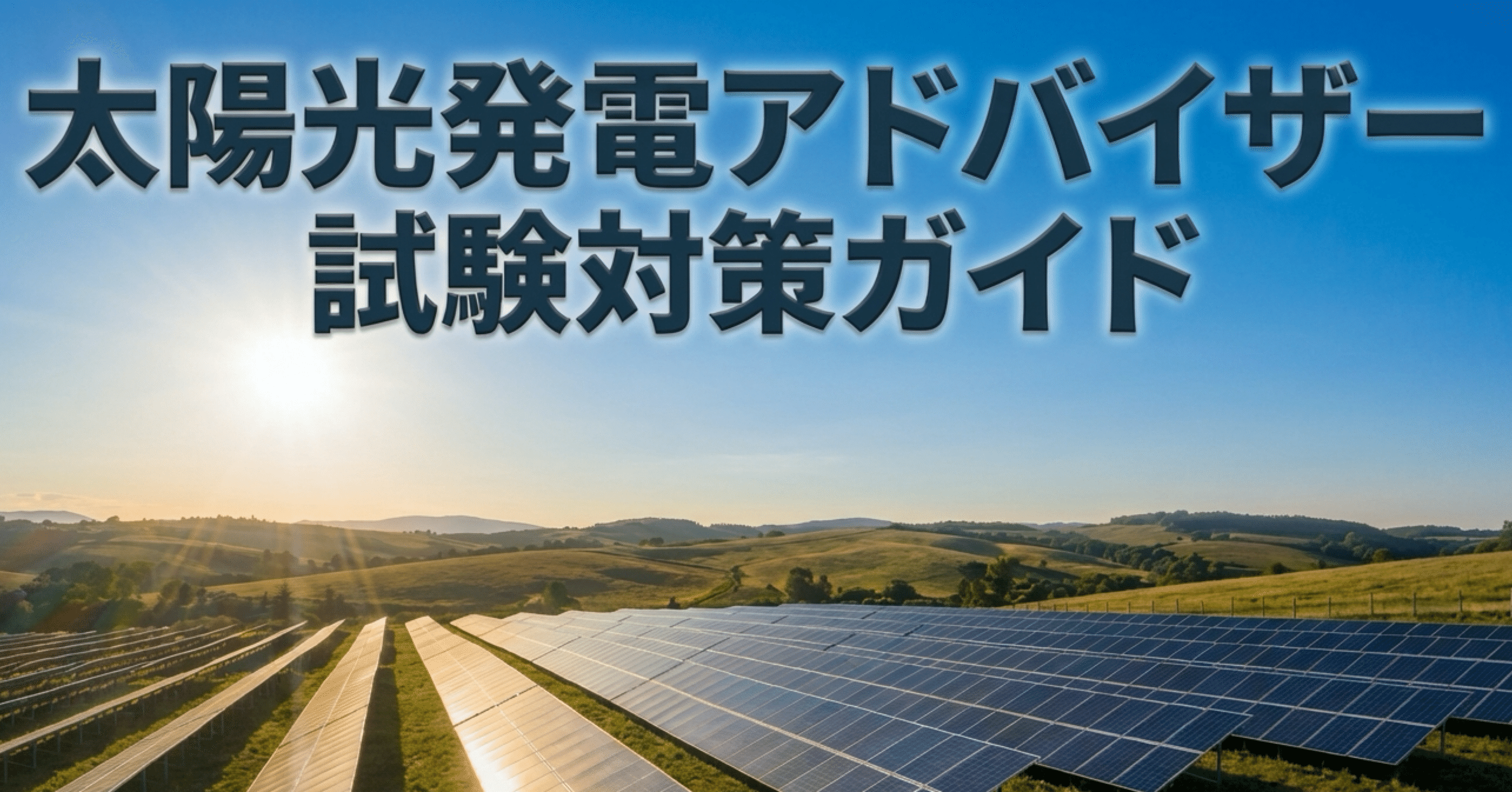 太陽光発電アドバイザー】試験対策問題集200問 解答解説付き｜Study