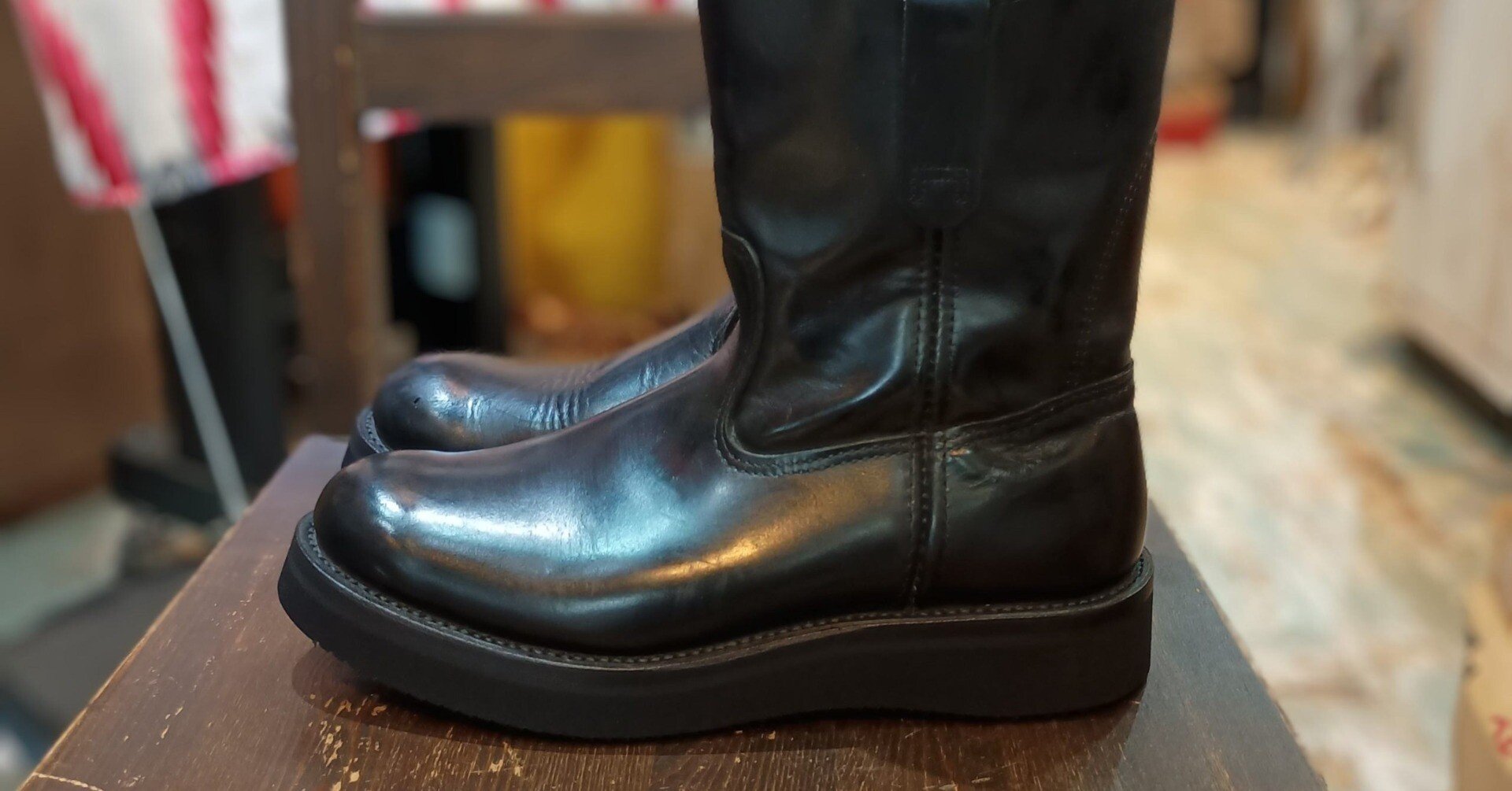 REDWING ペコス 8169 8E ビブラム2021ソールカスタム Resole/ソールカスタム】Red Wing#8169 PECOS+vibram#2021｜CREA