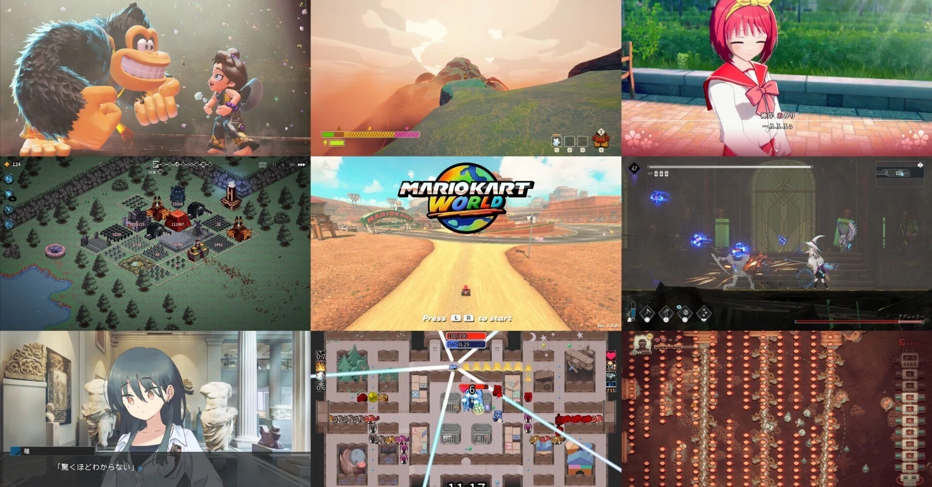 2025年に遊んだゲームの感想まとめ・下半期編：1/2｜アナログ