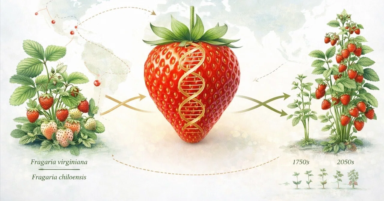 A Landmark Paper on the Genomics of Strawberry Domestication｜おむすび
