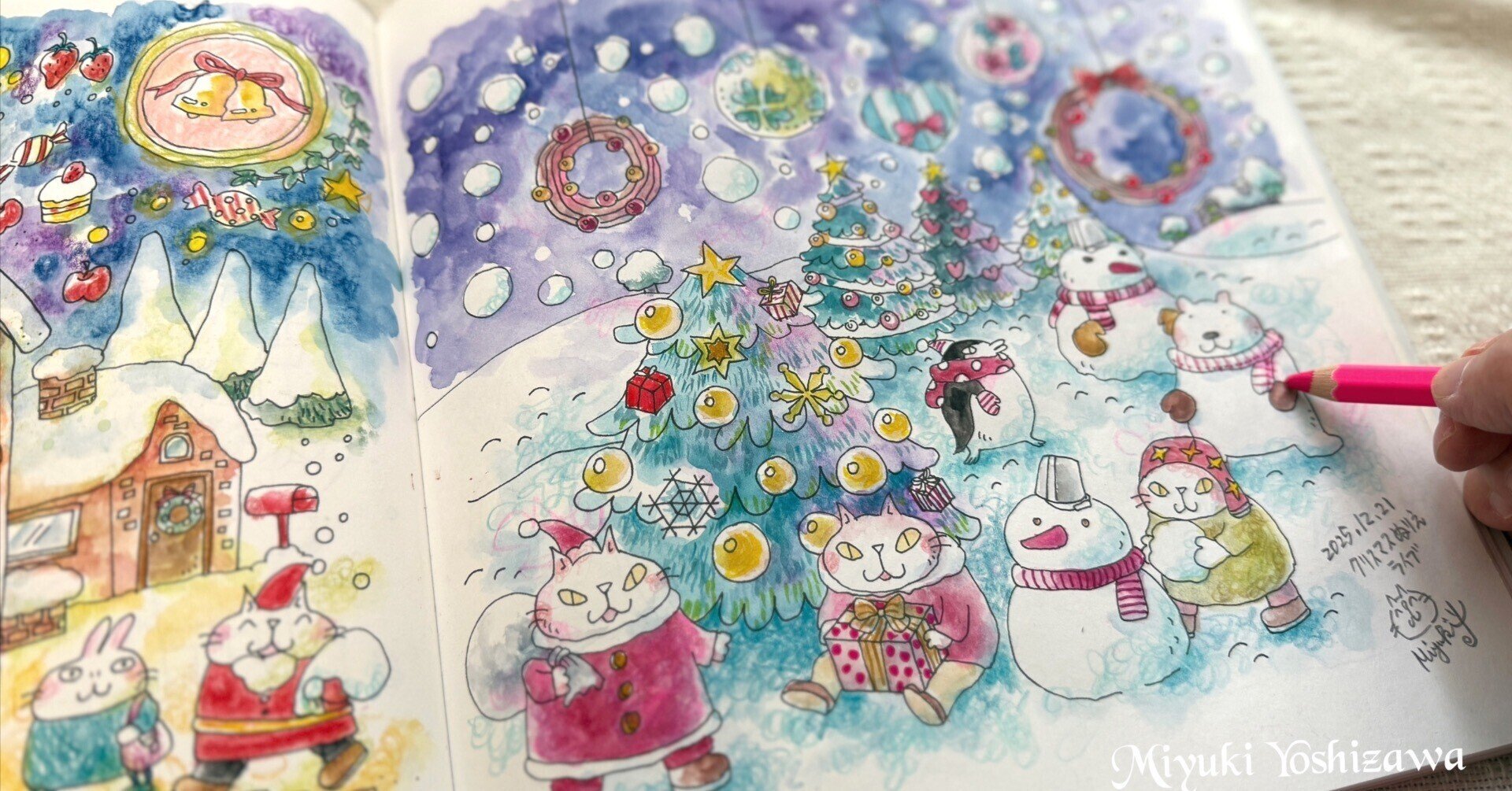 ぬりえライブで使った画材たち|吉沢深雪 ぬりえライブで使った画材たち|吉沢深雪