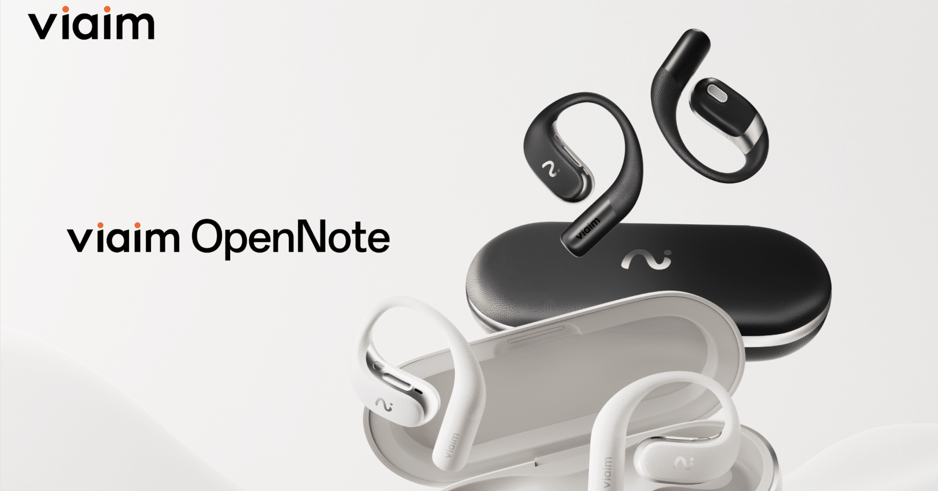【未使用品】 viaim OpenNote ブラック AIイヤホン AIイヤホンレコーダー OpenNote-Black ブラック XFVI-E97 [Bluetooth
