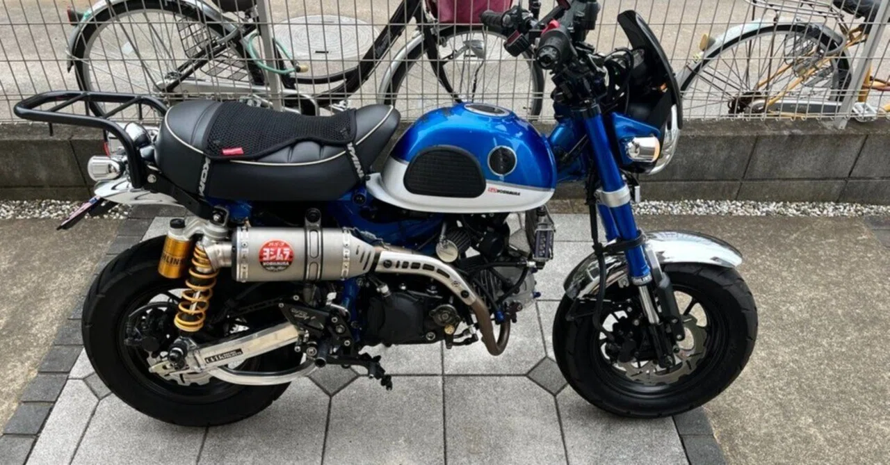 モンキー125 走行距離 20KM！ はじめての長距離ソロツーは、もはや