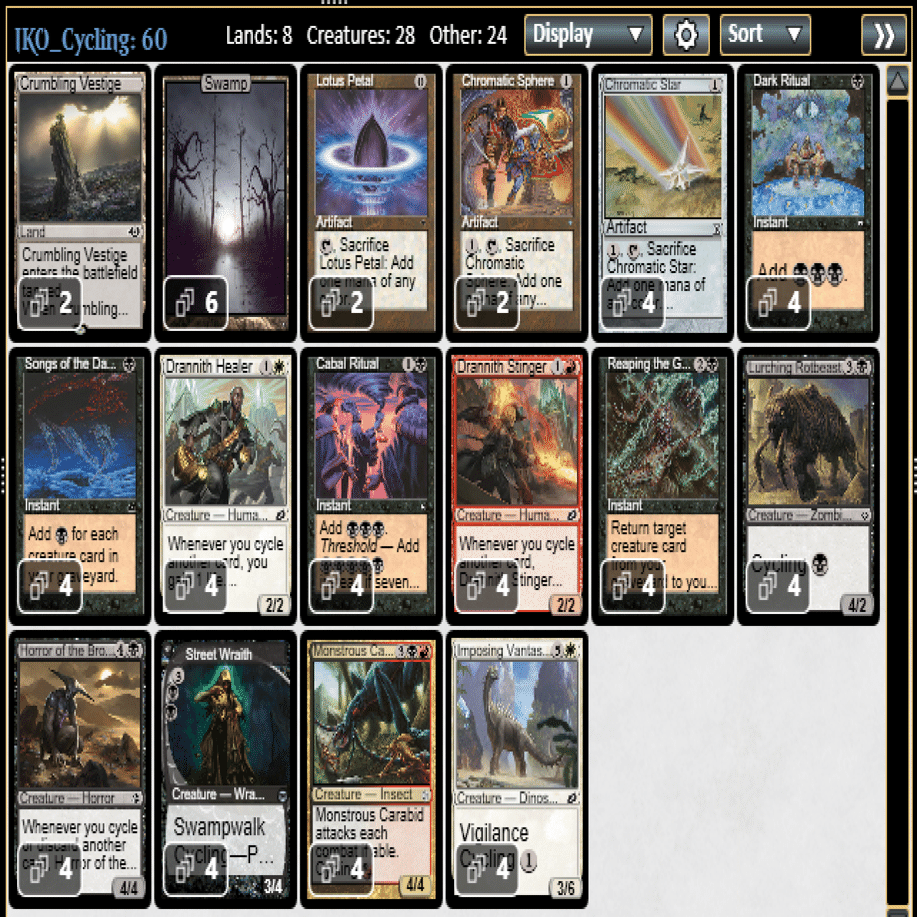 パウパー サイクリングデッキセット パウパーの“サイクリングストーム”解体新書｜けいが
